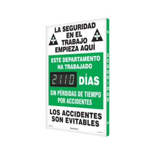 Accuform DIGIDAY 3 ELECTRONIC SAFETY SHSCK110 SHSCK110 - main